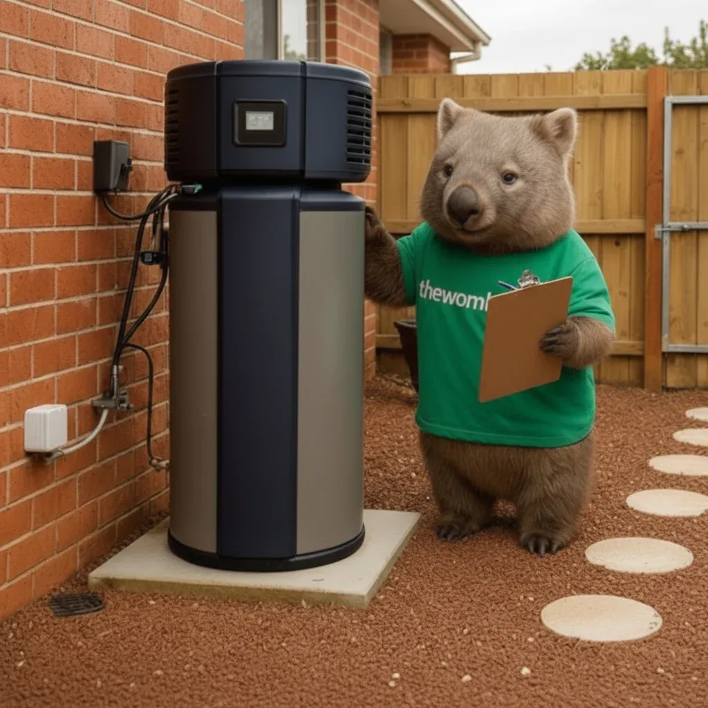 Heat pump hot water system installation in Townsville