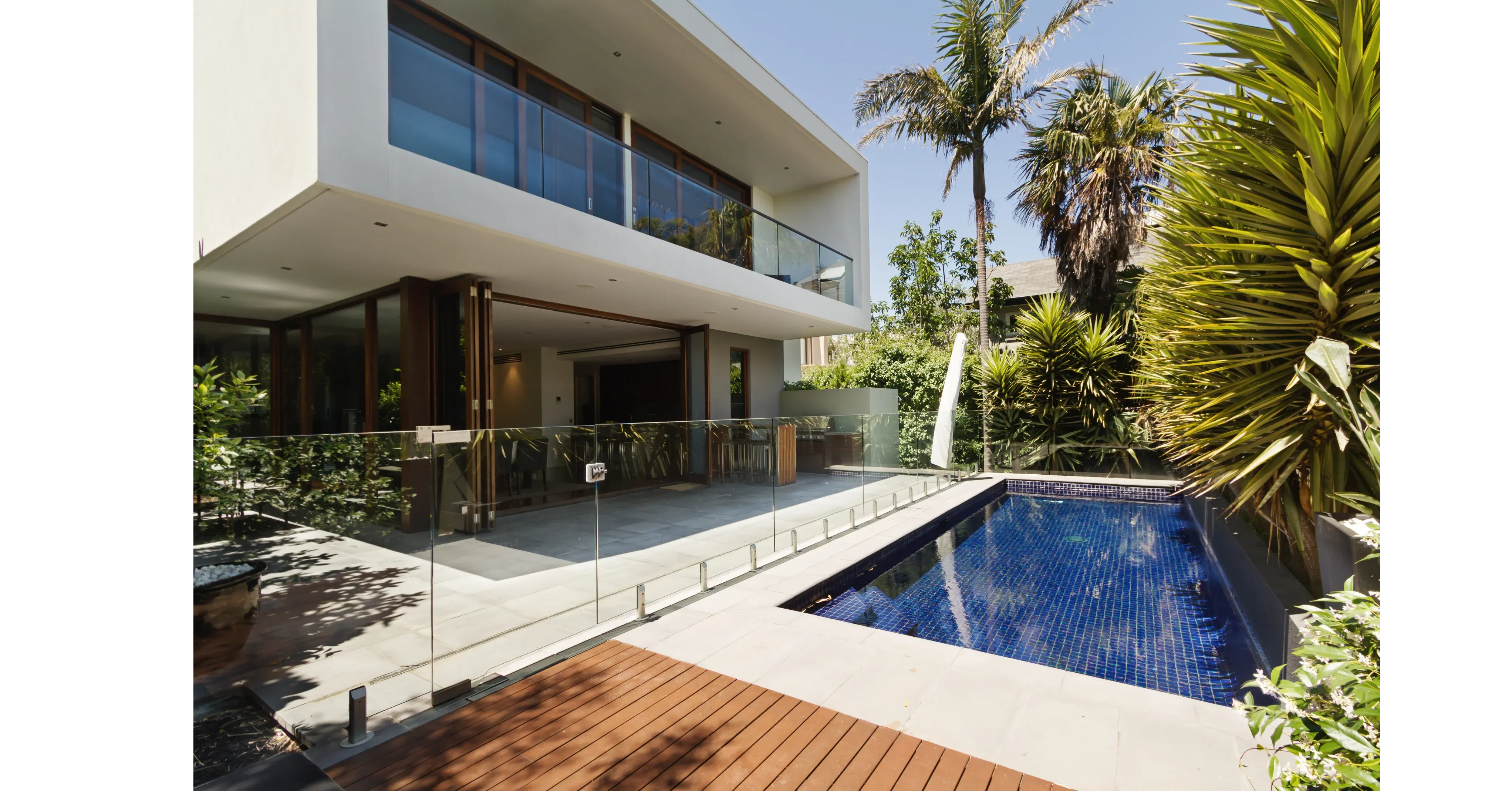 Modern pool size planning example for Perth backyards